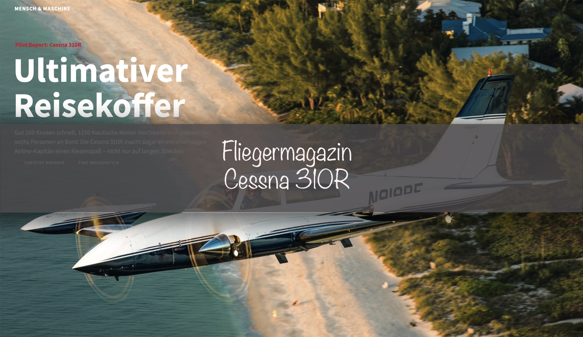 Fliegermagazin Cessna 310R